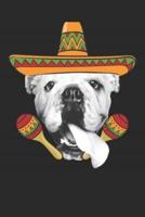 English Bulldog Notebook 'Cinco De Mayo' - Gift for English Bulldog Lovers - English Bulldog Journal