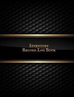 Inventory Record Log Book