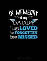In Memory Of My Daddy Always Loved Never Forgotten Forever Missed