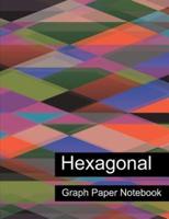 Hexagonal Graph Paper Notebook. Blank Hexagonal Graph Paper Notebook Journal Planner.