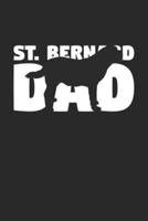 Saint Bernard Notebook 'Saint Bernard Dad' - Gift for Dog Lovers - Saint Bernard Journal