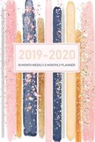 2019-2020 18 Month Weekly and Monthly Planner