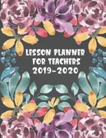 Lesson Planner For Teachers 2019-2020