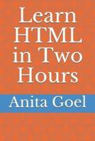 Learn HTML in Two Hours