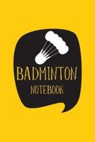 Badminton Notebook