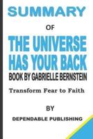 Summary of The Universe Has Your Back Book by Gabrielle Bernstein