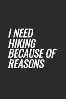 I Need Hiking Because Of Reasons