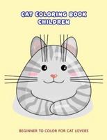 Cat Coloring Book Children