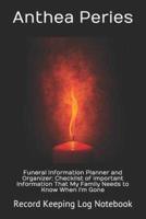 Funeral Information Planner and Organizer