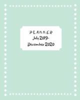 Planner July 2019-December 2020