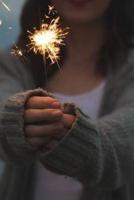 Holding a Sparkly Sparkler Journal