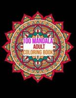 100 Mandala Adult Coloring Book