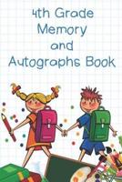 4th Grade Memory and Autographs Book
