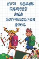 5th Grade Memory and Autographs Book