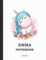 Emma Wide Ruled Notebook