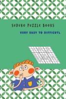Suduko Puzzle Books Very Easy to Difficult