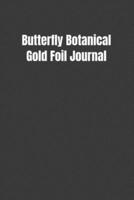 Butterfly Botanical Gold Foil Journal