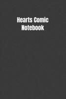 Hearts Comic Notebook