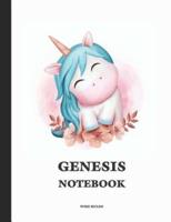 Genesis Wide Ruled Notebook