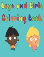 Boys and Girls Coloring Book