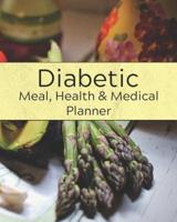 Diabetic Meal, Health and Medical Planner