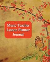 Music Teacher Lesson Planner Journal