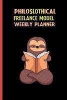 Philoslothical Freelance Model Weekly Planner