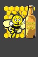 Honey Mead Drunken Bee College Ruled Notebook