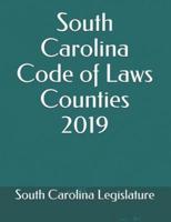 South Carolina Code of Laws Counties 2019
