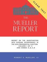 The Mueller Report - CLEAR TEXT