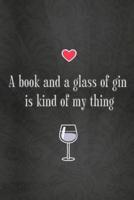 Lined Notebook With Quote - Gin Gifts for Women, Gifts for Gin Lovers