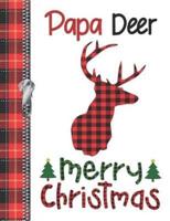 Papa Deer Merry Christmas