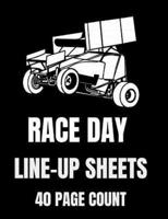 Race Day Line-Up Sheets 40 Page Count