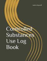 Controlled Substances Use Log Book