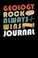 Geology Rock Always Wins Journal