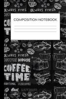 Coffee Shop Inspired Composition Notebook