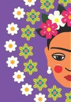 Whimsical Frida Folk Art Lined Undated Journal