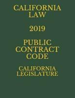 California Law 2019 Public Contract Code