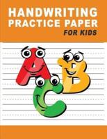 Handwriting Practice Paper for Kids