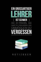 Ein Grossartiger Lehrer Ist Schwer Zu Finden