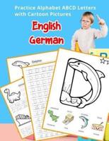English German Practice Alphabet ABCD Letters With Cartoon Pictures