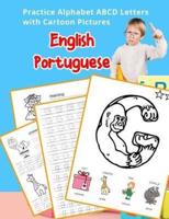 English Portuguese Practice Alphabet ABCD Letters With Cartoon Pictures