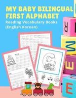 My Baby Bilingual First Alphabet Reading Vocabulary Books (English Korean)