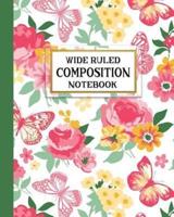 Wide Ruled Composition Notebook