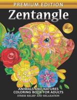 Zentangle Coloring Book for Adults
