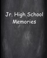Jr. High School Memories Chalkboard Design School Composition Book