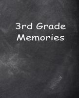 Third Grade Memories 3rd Grade Three Chalkboard Design School Composition Book