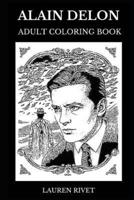 Alain Delon Adult Coloring Book