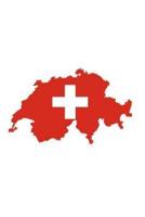 Flag of Switzerland Overlaid on the Swiss Map Journal
