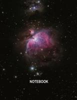 Notebook. Galaxy Cover. Composition Notebook. College Ruled. 8.5 X 11. 120 Pages.